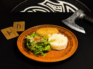 Рибна котлета з рисом